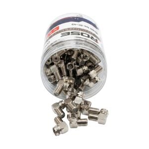 Rose RC-49 F Konnektör L Fiş 90 Derece - 50Adet