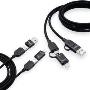 Chargeon 4in1 Type-c to USB + Type-c to Lightning  87W Hızlı Şarj Kablosu - 1Metre