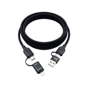 Chargeon 4in1 Type-c to USB + Type-c to Lightning  87W Hızlı Şarj Kablosu - 1Metre