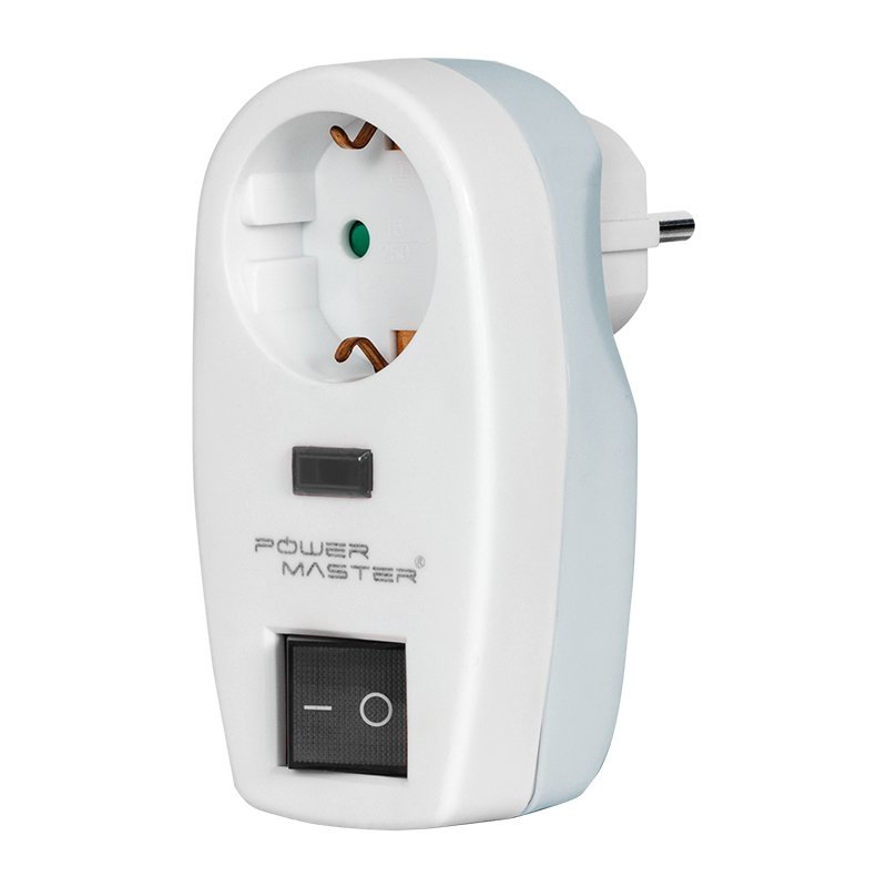 Powermaster PM-18522 Tekli 16A-3500W Anahtarlı Akım Korumalı Priz