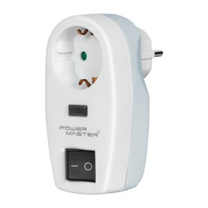 Powermaster PM-18522 Tekli 16A-3500W Anahtarlı Akım Korumalı Priz