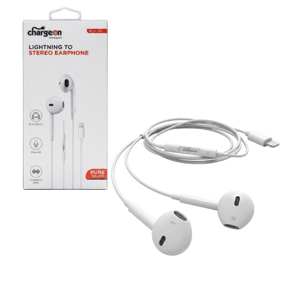 Chargeon KLK-30 Lightning to Stereo Kablolu Kulaklık