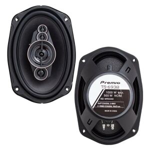 Premio TS-6938 5'' 6X9 Oval Oto Hoparlör 1000W-1800W 2'li Takım