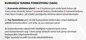Powermaster MF04 Kodlanabilir - Kopyalanabilir Garaj Kumandası 1-2-3-4 Sayı Tuşlu