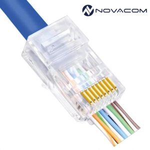 Novacom EZ RJ45 Cat6 Açık Uçlu Soket 8P8C 100 Adet