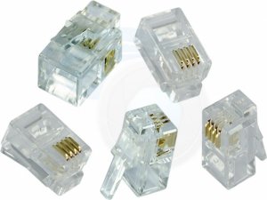 Telefon Ahize RJ9 Jak Fişi 4p4c - 5Adet