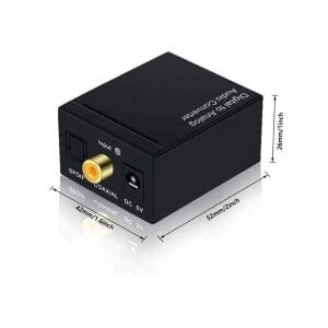Fully G-538ND Digital Optik to Analog RCA Audio Ses Çevirici
