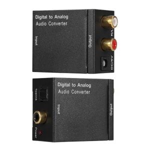 Fully G-538ND Digital Optik to Analog RCA Audio Ses Çevirici