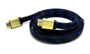 Powermaster 1.5Metre Full HD 4K 3D Örgülü Flat HDMI Kablo