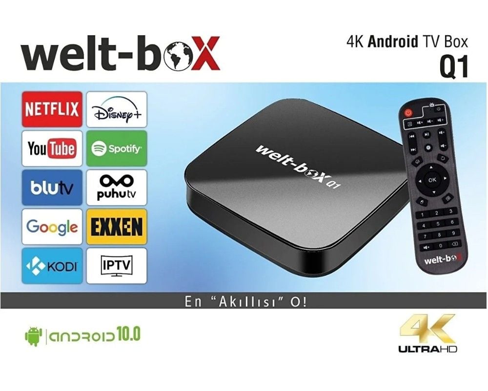 Welt-box Q1 Android Tv Box 4k