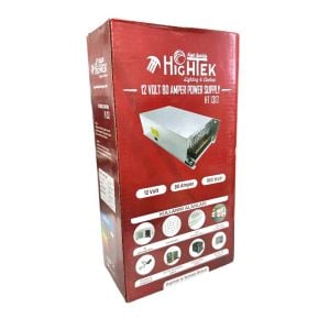 HIGHTEK 12Volt 80Amper 960W Adaptör Metal Kasa Fanlı
