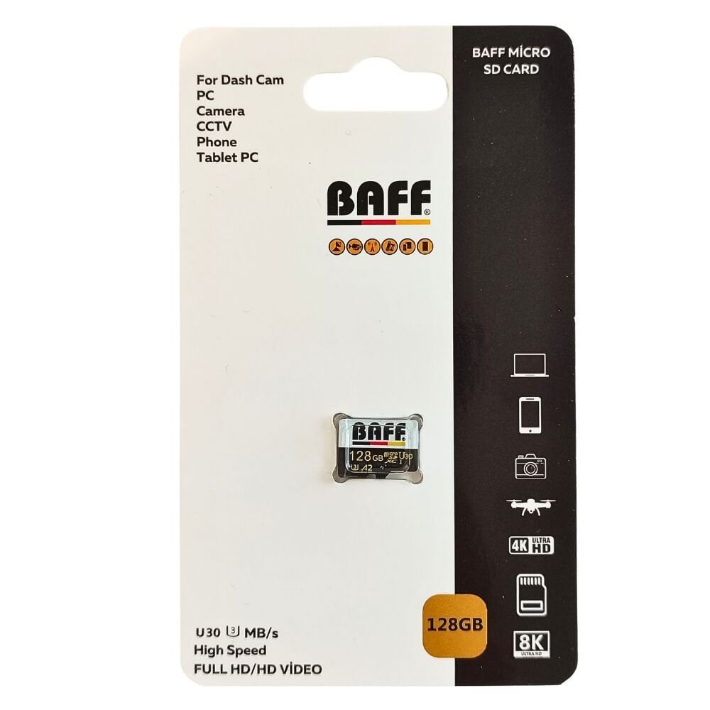 Baff 128GB Micro SD Hafıza Kartı