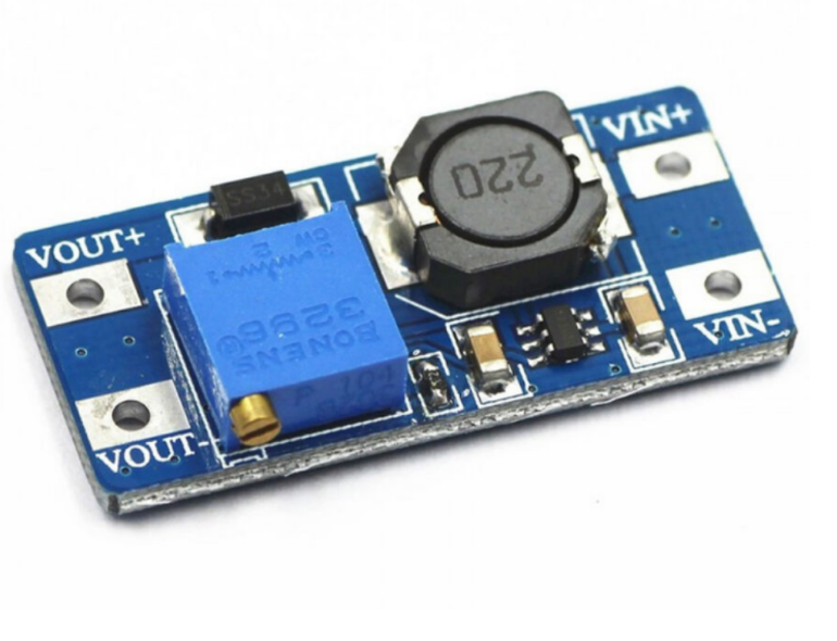 MT3608 2A Yükselteç DC-DC Aşamalı Güç Modülü