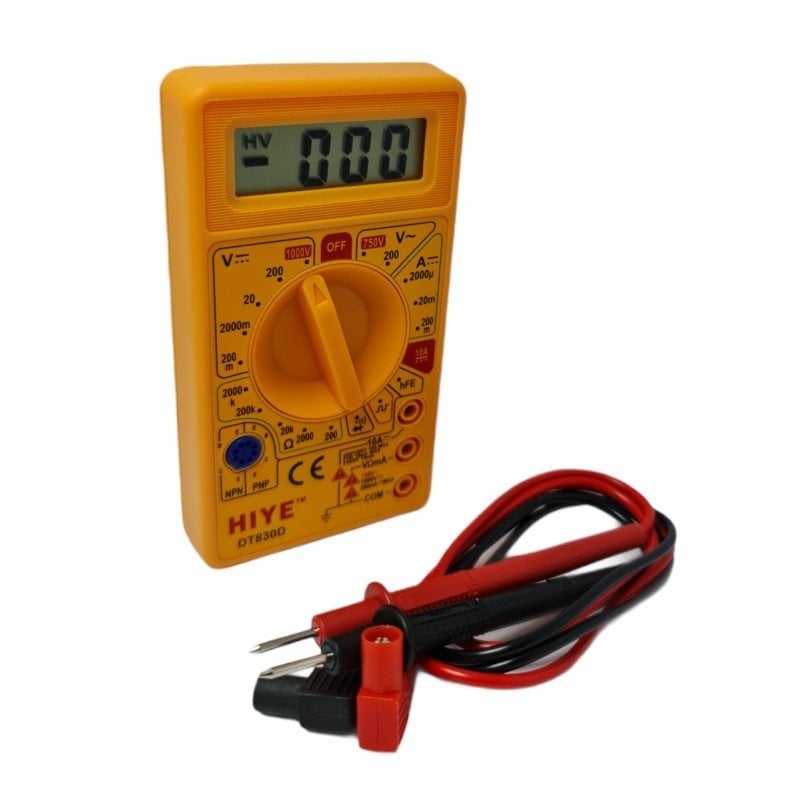 HIYE DT-830D Dijital Multimetre Ölçü Aleti