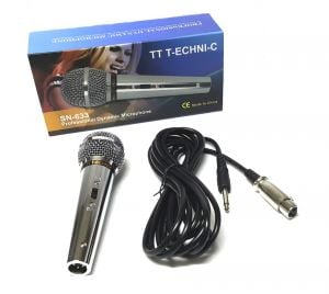 TT-TECHNIC SN-633 Profesyonel Mikrofon El Tipi Kablolu