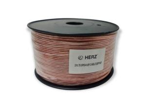 HERZ 2x0.75mm Hoparlör Kablosu 100Metre Şeffaf