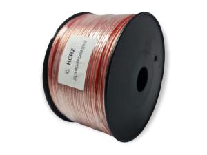 HERZ 2x0.75mm Hoparlör Kablosu 100Metre Şeffaf