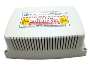 Novacom Şifrematik Akıllı Kilit Akülü Güç Kaynağı 12V 1,5A