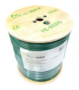 Newwave RG6U4 Yeşil Anten Kablosu 300mt
