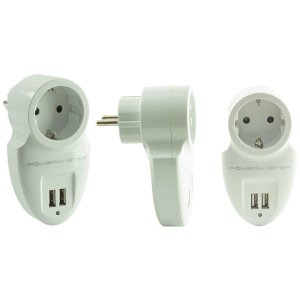 Powermaster 2xUSB Çıkışlı Akım Korumalı Priz