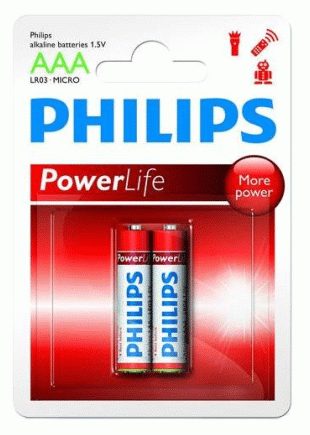 PHILIPS LR03 Alkalin İnce Kalem Pil AAA
