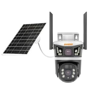 Avenir AV-S232 4MP Solar Wifi Ptz Kamera Çift Kameralı Gece Görüşlü