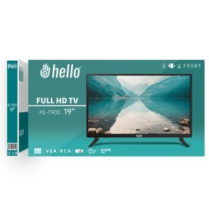Hello HL-1900 19'' Full HD LED TV Monitör Vga-HDMI-Rca Girişli