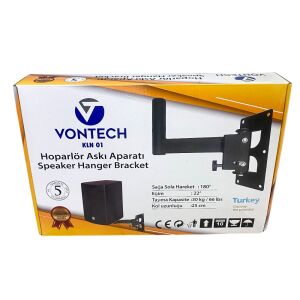 Vontech KLN-01 Kolon Hoparlör Askı Aparatı 25Cm