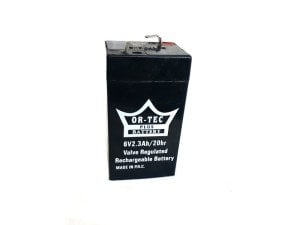 Ortec 6V 2.3Ah Bakımsız Kuru Akü