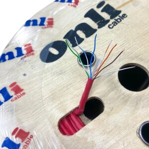 Onli 305Mt 23AWG UTP CAT6 Network Kablosu Kırmızı Yerli Üretim