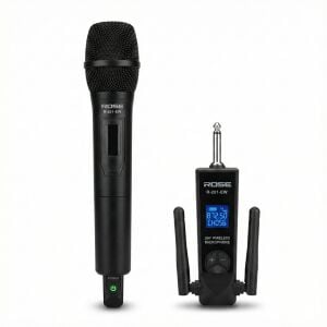 Rose R-201-EW Tekli El Tipi UHF Telsiz Mikrofon