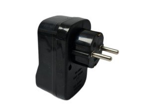 As Bakalit UFO Tekli Akım Korumalı Anahtarlı Priz Siyah 3500W 16A