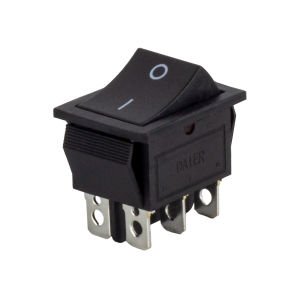 Electroon 30x20mm 250V 16A Işıksız ON-OFF Anahtar 6pin