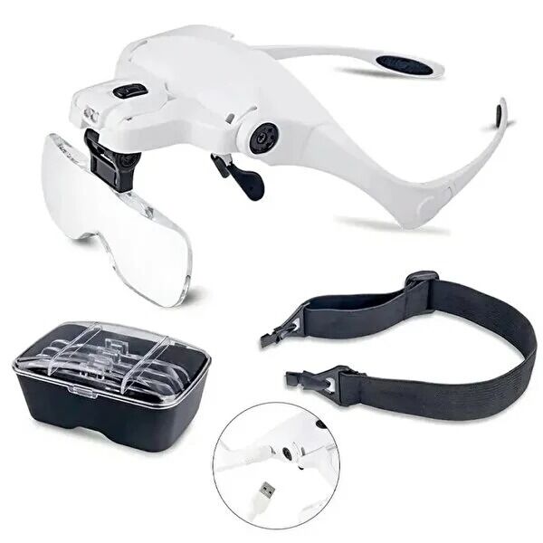 CLASS MG-989 Ledli Kafa Büyüteci