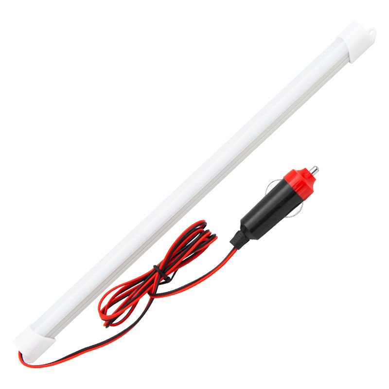 Powermaster 30cm Kasalı Barled Beyaz 12volt Çakmak Fişli 45cm Kablolu