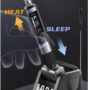 FNIRSI HS-02A Dijital Isı Ayarlı Type-C Kalem Havya 100W