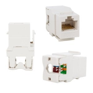 electroon Rj45 Cat6 Şase 180Derece Keystone Jack