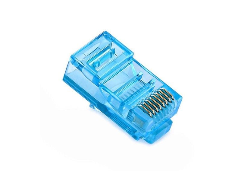 Powermaster PM-22702 RJ45 CAT6 8P-8C Mavi Soket - 100Adet
