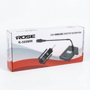 Rose R-500-MW Kablosuz UHF Telsiz Kürsü Mikrofon