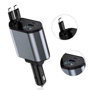 Subzero CR99 120W 4in1 Ayarlanabilir Araç içi Hızlı Çakmak Şarj Cihazı IOS - Android Uyumlu