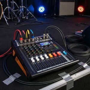 Rose RP4-PM700 4 Kanal 2x350Watt Power Mikser USB/MP3 Bluetooth