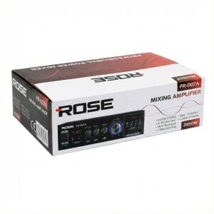 Rose FR-007A  2x50Watt Stereo Trafosuz Anfi Usb/Sd/Bluetooth
