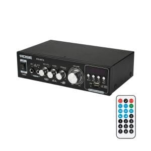 Rose FR-007A  2x50Watt Stereo Trafosuz Anfi Usb/Sd/Bluetooth
