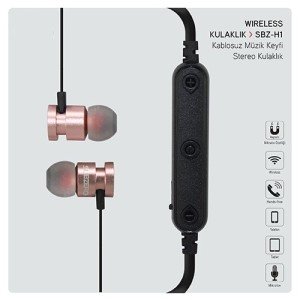 Subzero Sbz-H1 Mıknatıslı Bluetooth Sporcu Kulaklık