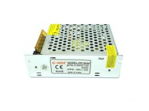 HERZ DC 24Volt 2.5Amper Metal Kasa Adaptör