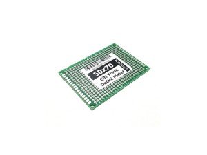 electroon 5x7cm Çift Taraflı Lehimli Delikli Plaket