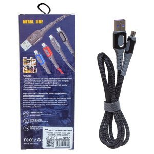 Powermaster PM-3780 5Amper Micro Usb Hızlı Şarj Data Kablosu