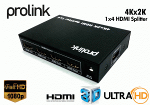 Prolink 1x4 HDMI Splitter 4Kx2K