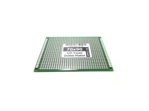 electroon 7x9cm Çift Taraflı Lehimli Delikli Plaket