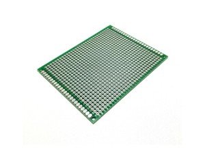 electroon 7x9cm Çift Taraflı Lehimli Delikli Plaket